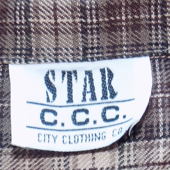 Two Piece Womens Brown Plaid Suite - Picture 7 of 7